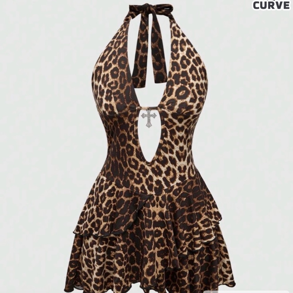 ROMWE (SHEIN CURVE) Kawaii Women’s Y2K Gyaru Sexy Harajuku Dress